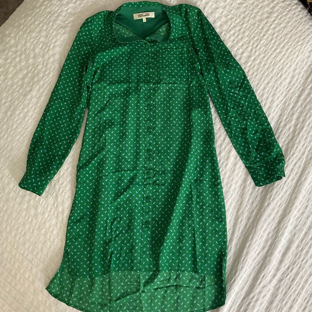 Diane Von Furstenberg High-Low Shirtdress/Tunic